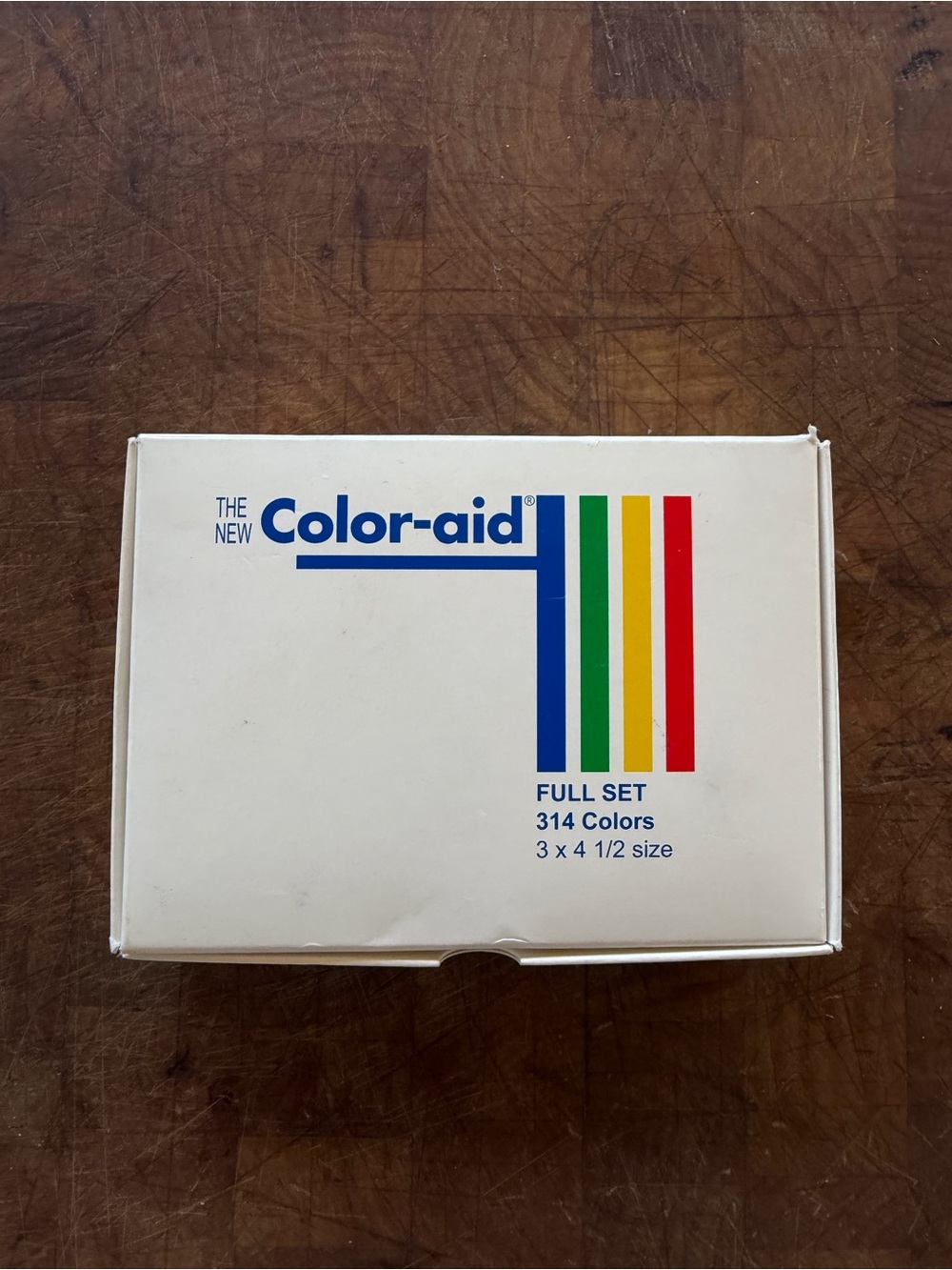 The new color aid Full Set 314 Colors - 3 x 4.5”